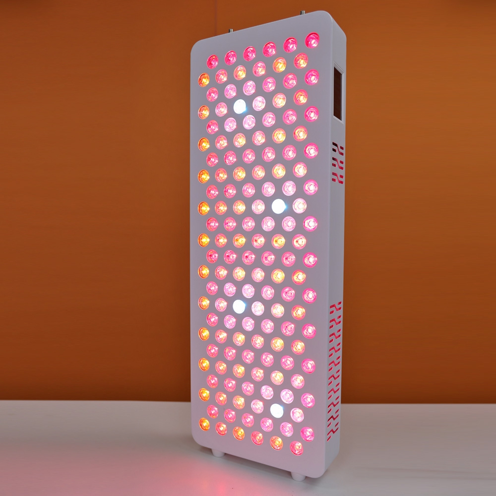 25-inch 9-wavelength LED red light therapy panel front view featuring red and near infrared light therapy LEDs