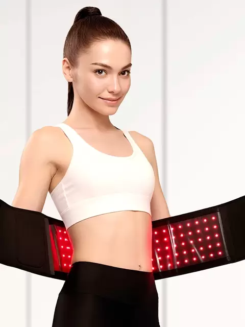 Wearable LED red light therapy belt for lower back pain relief and inflammation - Creeck