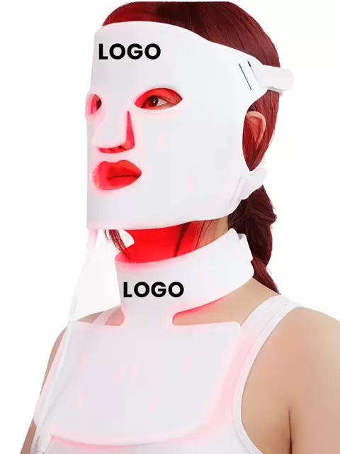 Creeck LED red light facial mask designed for at-home light therapy and skincare routines